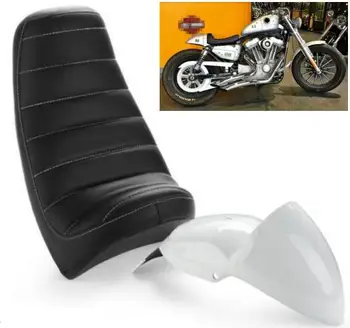 Cafe Racer Gaubtas Sparnas Uodega Skyrių w/ Sėdynės Harley Sportster XL 04-IKI Custom